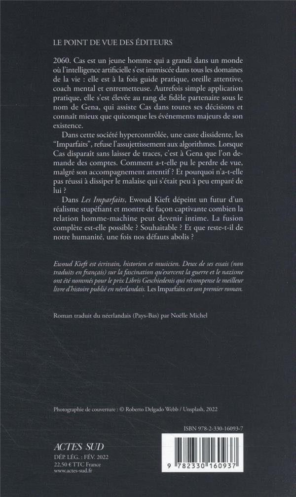 Back cover of Les imparfaits