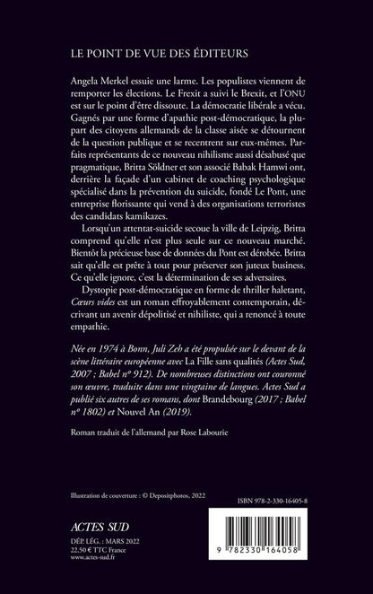 Back cover of Coeurs vides