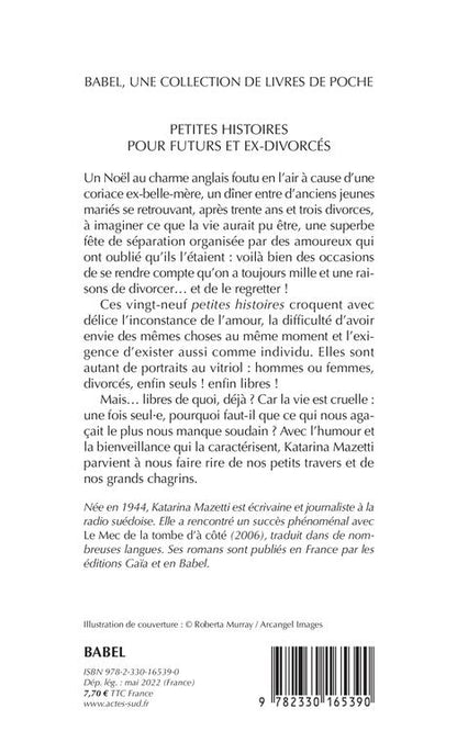 Back cover of Petites histoires pour futurs et ex-divorcés