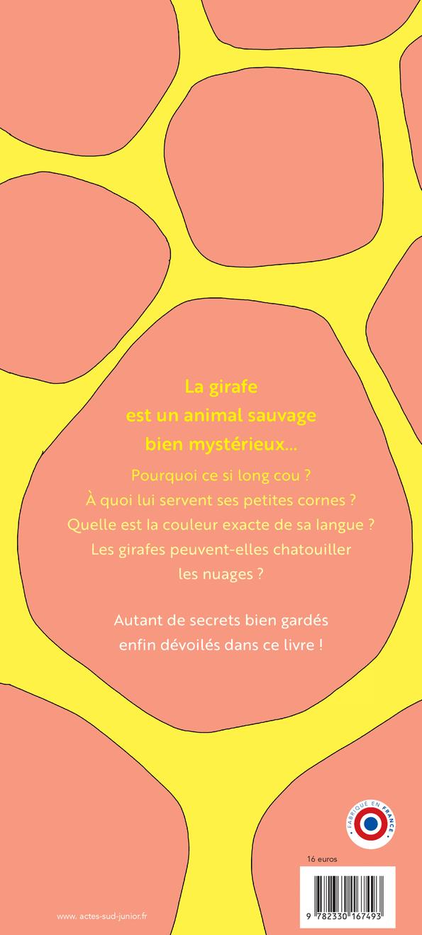 Back cover of Secrets de girafe