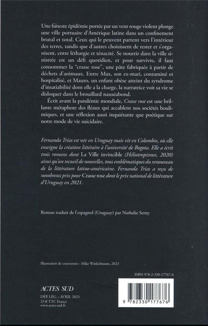 Back cover of Crasse rose