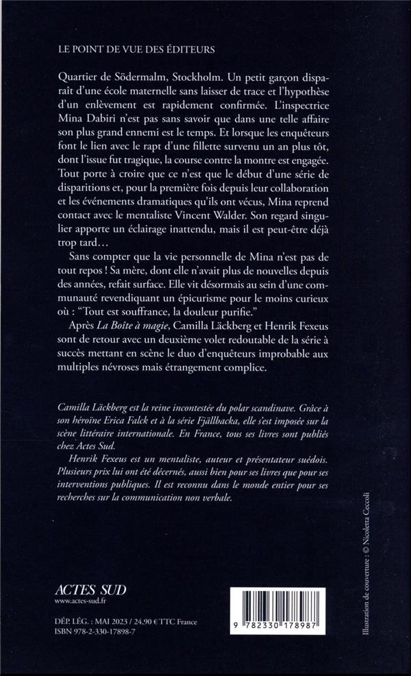 Back cover of Le culte                     (traduction conjointe Susanne Juul)
