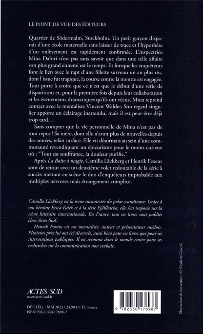 Back cover of Le culte                     (traduction conjointe Susanne Juul)
