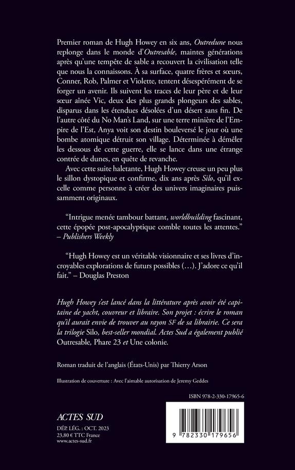 Back cover of Outredune