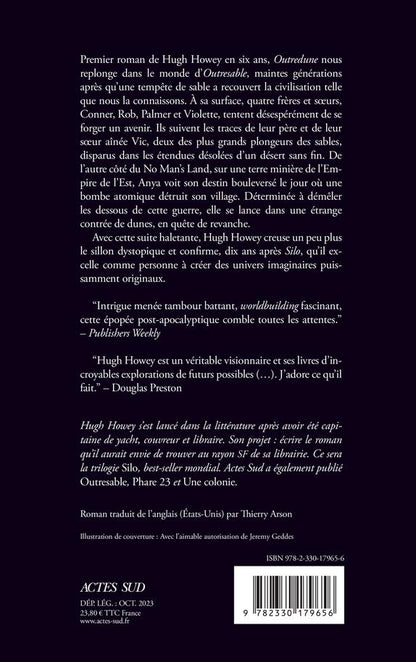 Back cover of Outredune