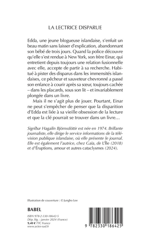 Back cover of La lectrice disparue