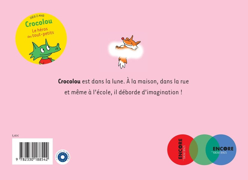 Back cover of Crocolou est dans la lune