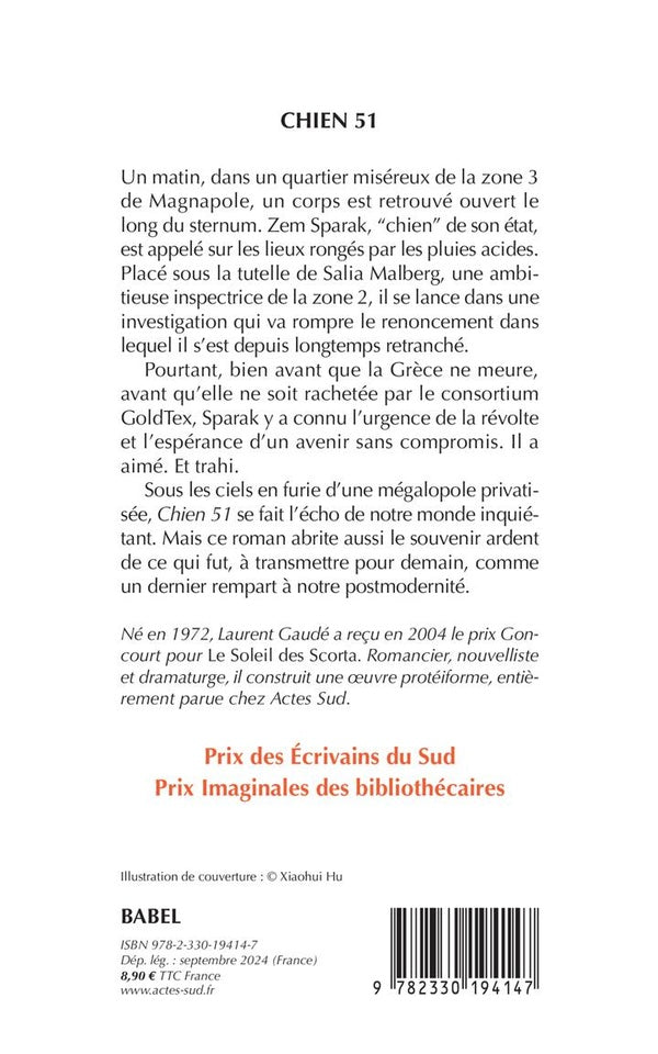 Back cover of Chien 51