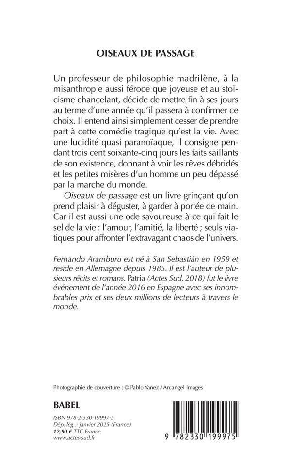 Back cover of Oiseaux de passage