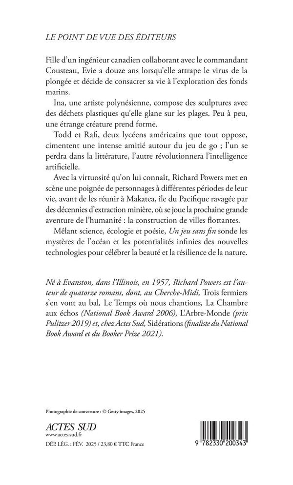 Back cover of Un jeu sans fin