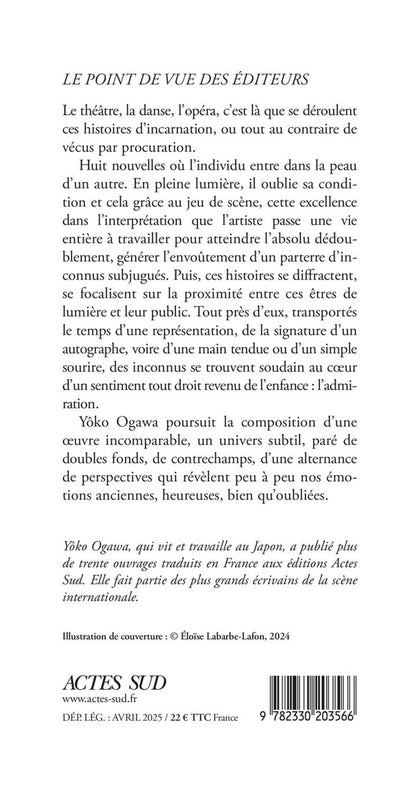 Back cover of Scènes endormies dans la paume de la main