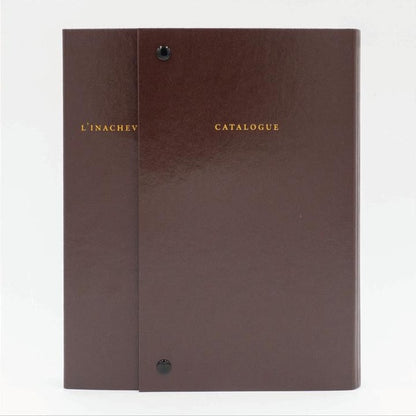 Front cover of Catalogue raisonné de l'inachevé