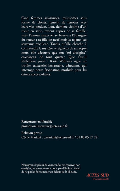 Back cover of Mon assassinat