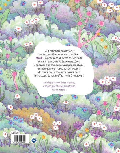 Back cover of Malik, le renard magique