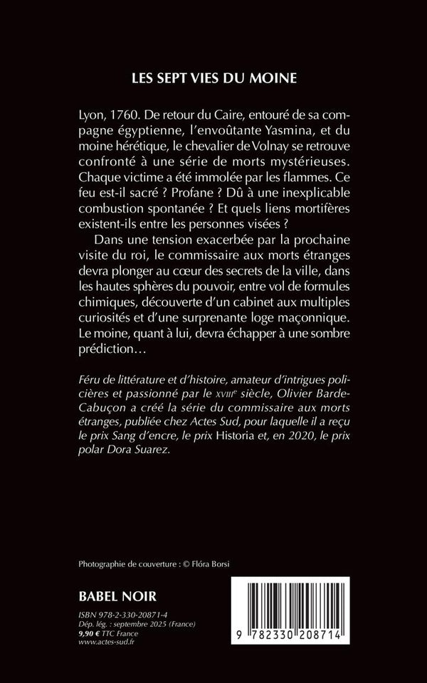 Back cover of Les Sept Vies du moine : Une enquête du commissaire aux morts étranges