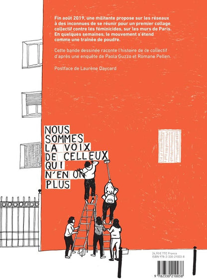 Back cover of Nous sommes la voix de celles qui n'en ont plus : A l'origine des collages contre les féminicides)