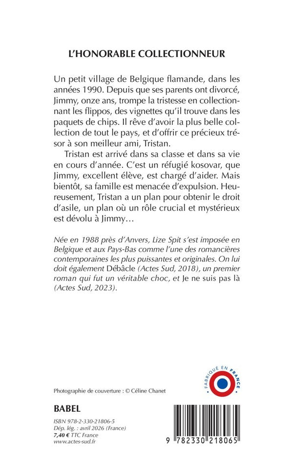 Back cover of L'Honorable Collectionneur