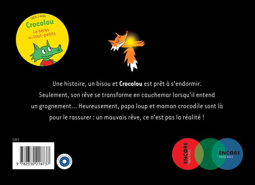 Back cover of Crocolou fait des cauchemars