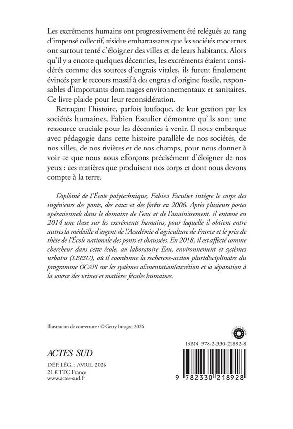 Back cover of Une autre histoire des excréments