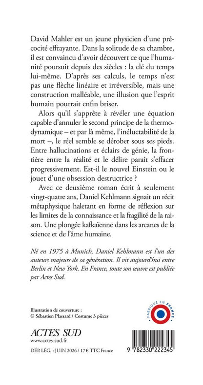 Back cover of Le temps selon David Mahler