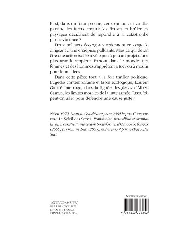 Back cover of Au nom des arbres