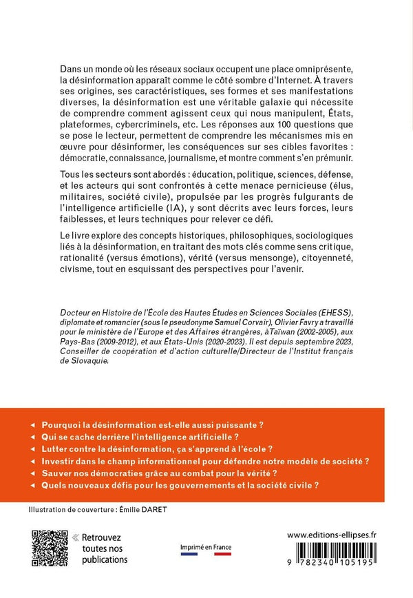 Back cover of La désinformation : Entre fake news, propagande et autres : comment se repérer et lutter contre elle ?