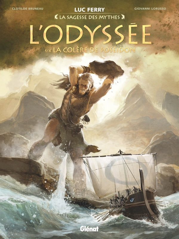 Front cover of L'Odyssée Tome 1 : la colère de Poséidon