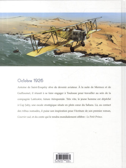 Back cover of Saint-Exupéry Tome 1 : le seigneur des sables