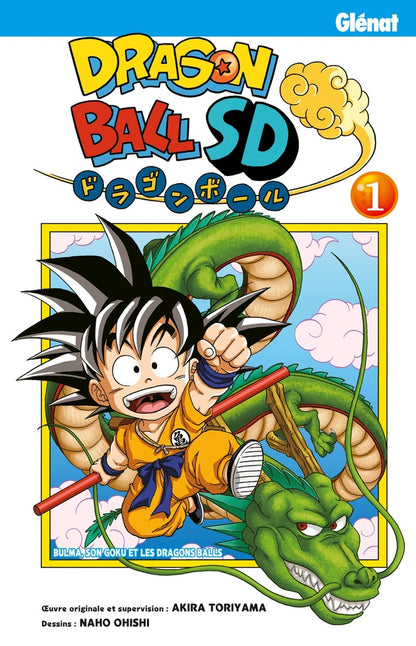 Front cover of Dragon Ball SD Tome 1 : Bulma Son Goku et les Dragons Balls