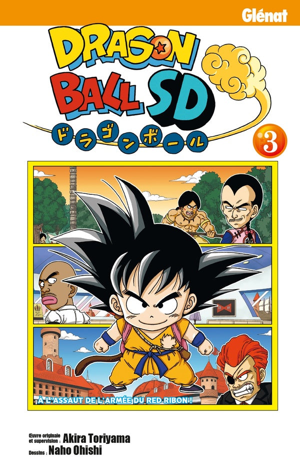Front cover of Dragon Ball SD Tome 3 : à l'assaut de l'armée du Red Ribon !