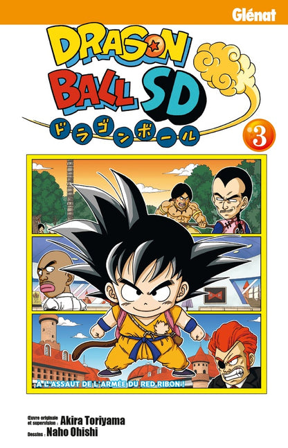 Front cover of Dragon Ball SD Tome 3 : à l'assaut de l'armée du Red Ribon !