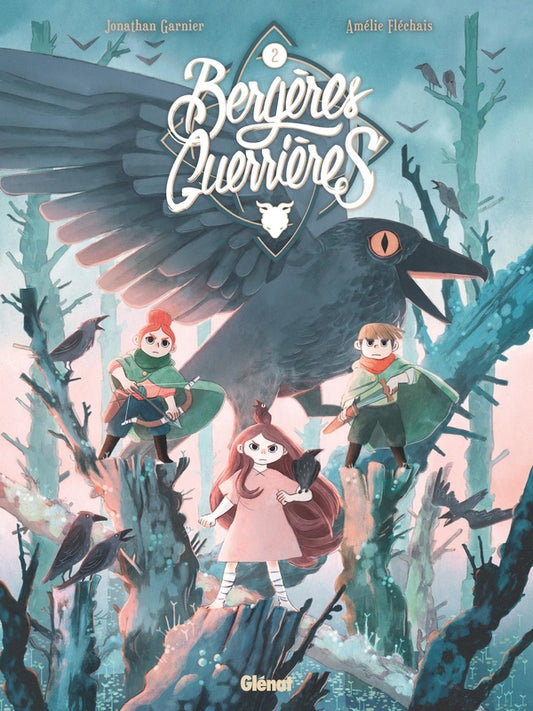 Front cover of Bergères guerrières Tome 2 : la menace