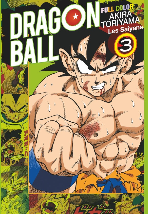 Front cover of Dragon Ball - Full color : Les Saiyans Tome 3
