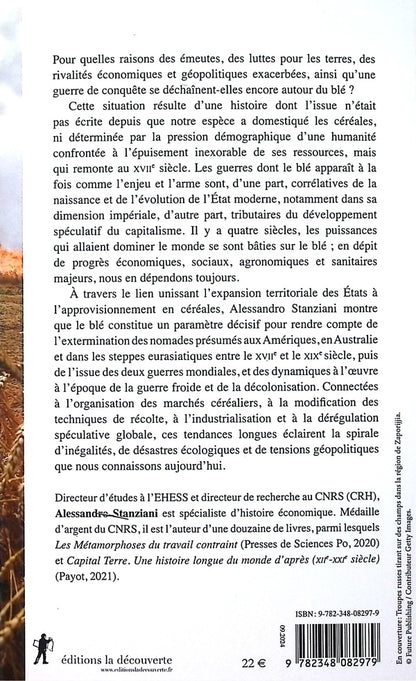 Back cover of Les guerres du blé : Une éco-histoire écologique et géopolitique