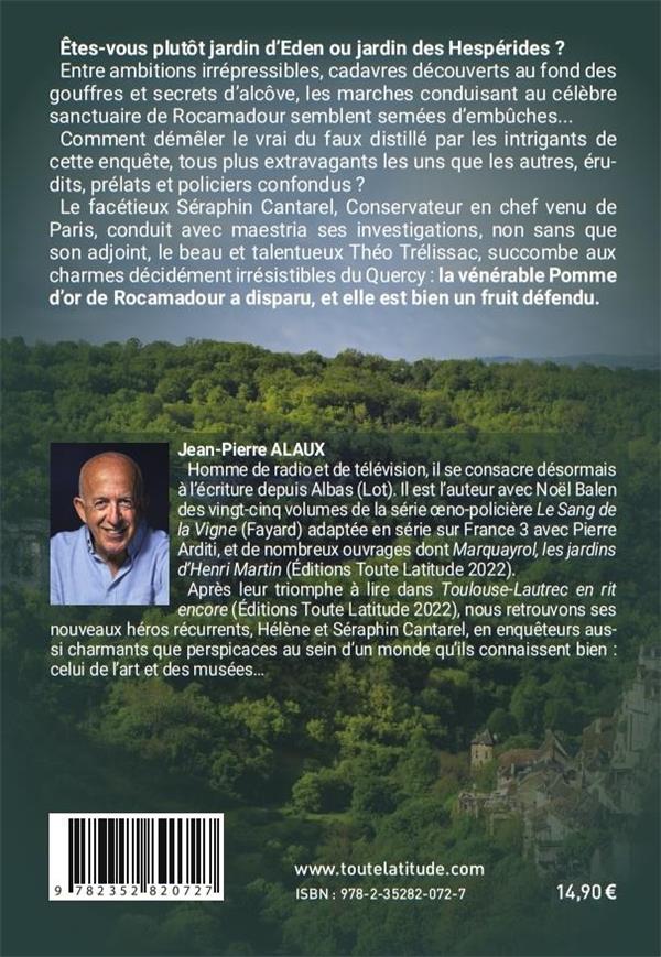 Back cover of La pomme d'or de Rocamadour