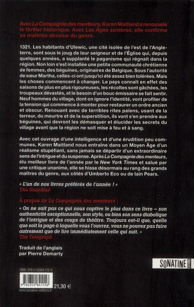 Back cover of Les âges sombres