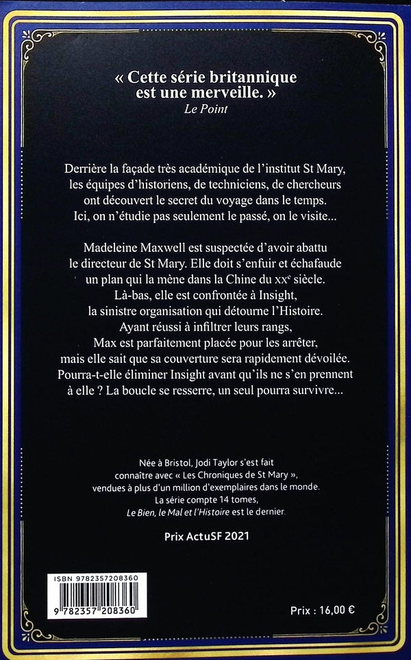 Back cover of Les chroniques de St Mary Tome 14 : Le Bien, le Mal et l'Histoire