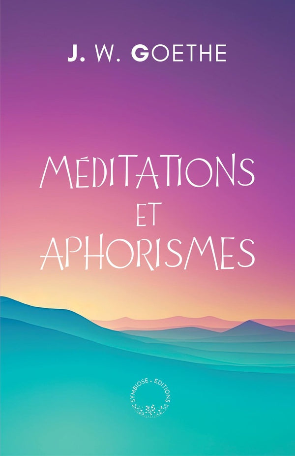 Front cover of Méditations et aphorismes