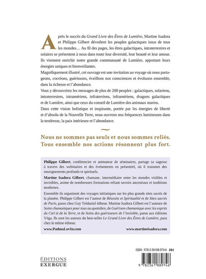 Back cover of Le grand livre des êtres galactiques et intraterrestres
