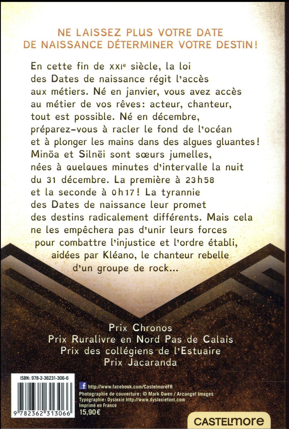 Back cover of Aussi libres qu'un rêve                     (édition adaptée aux lecteurs dyslexiques)