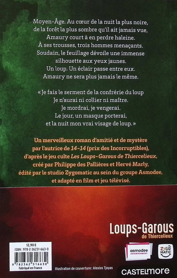 Back cover of Loups-garous de Thiercelieux : La confrérie du loup