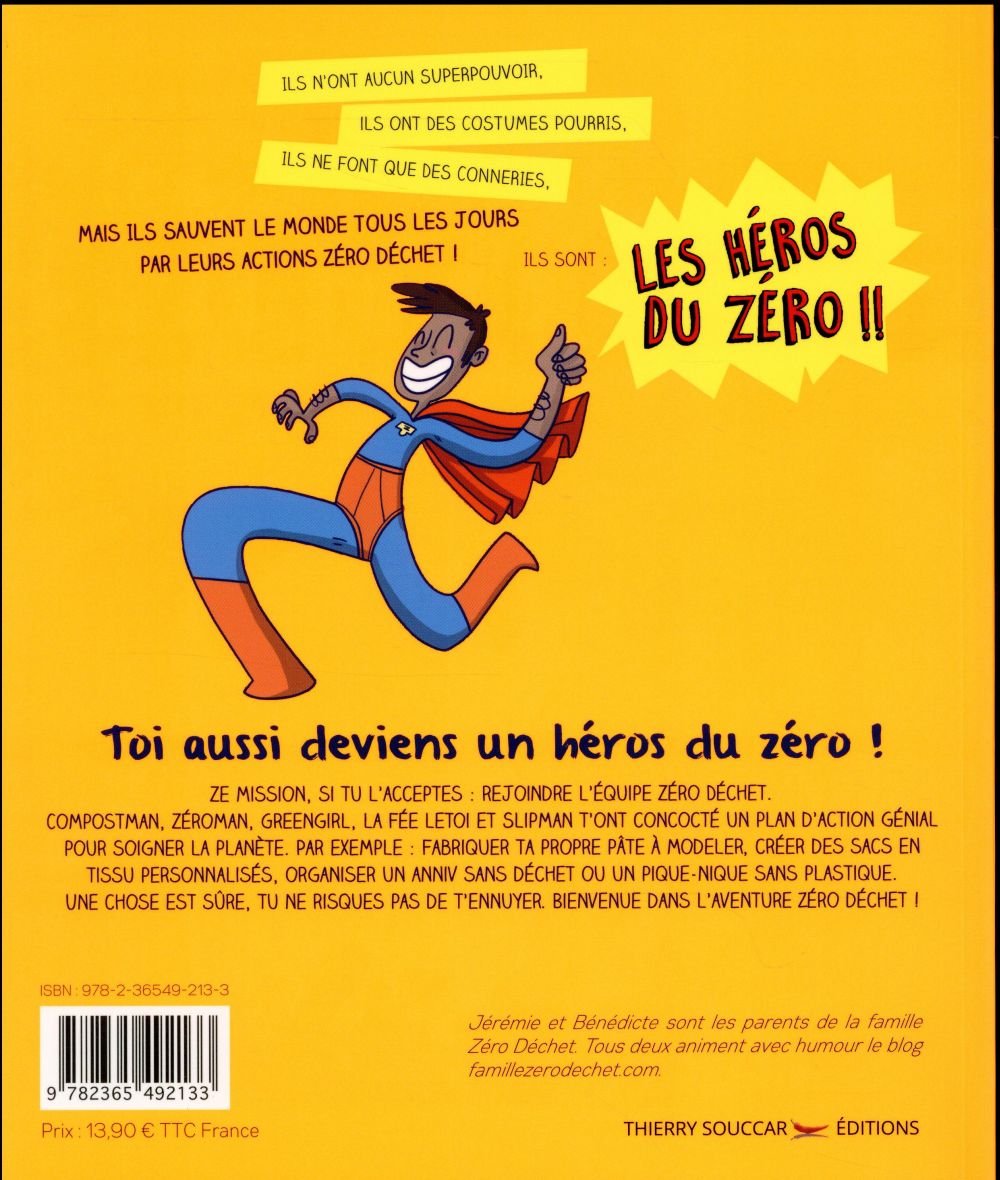 Back cover of Les zenfants zéro déchet
