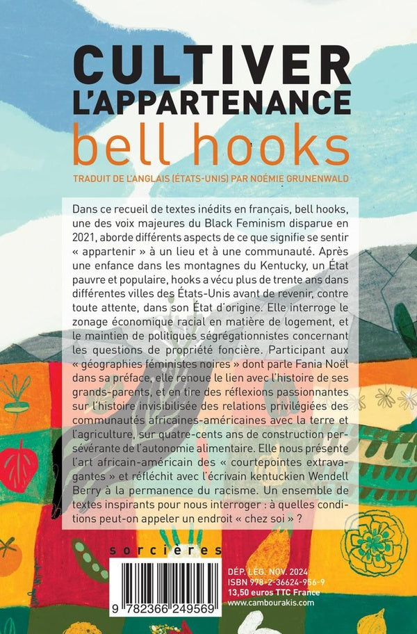 Back cover of Cultiver l'appartenance                     (Préface de Fania Noël)