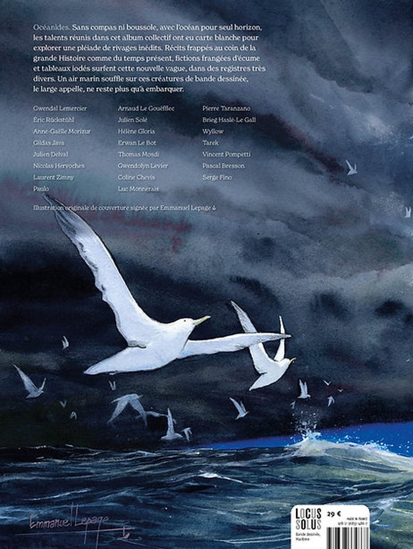 Back cover of Océanides : Nouvelle vague