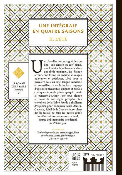 Back cover of Arthur, cycle intégral Tome 2 : L'été : Le roman de la Table ronde
