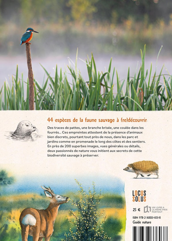 Back cover of Empreintes de la faune sauvage