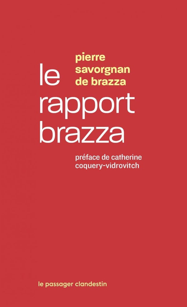 Front cover of Le Rapport Brazza
