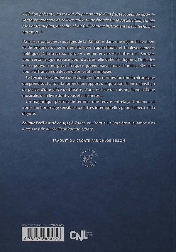Back cover of La Sorcière à la jambe d'os