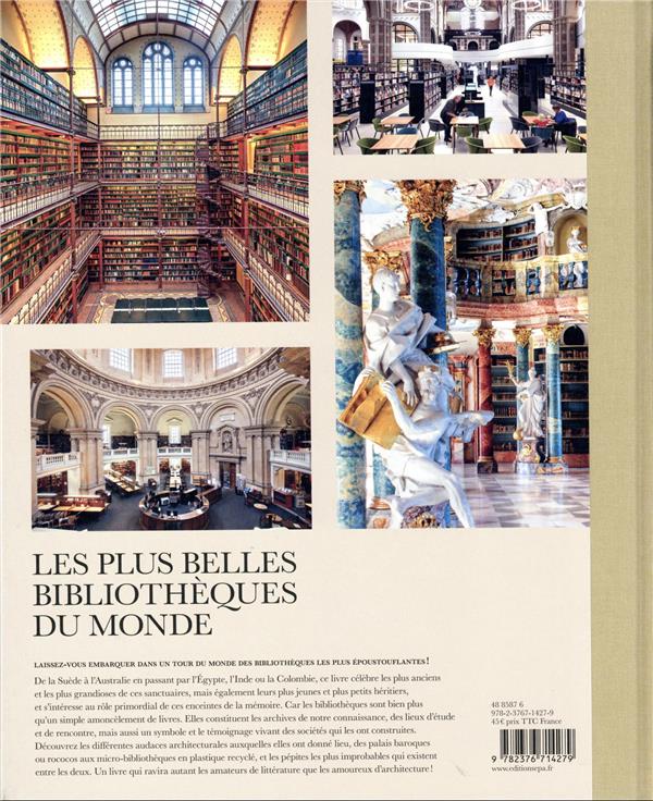Back cover of Les plus belles bibliothèques du monde