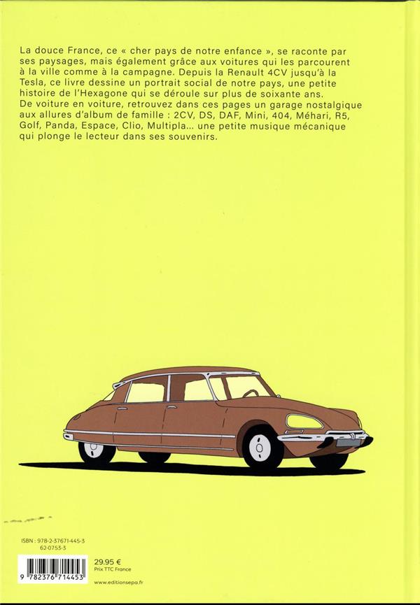 Back cover of Ces voitures qui nous racontent : une histoire de France